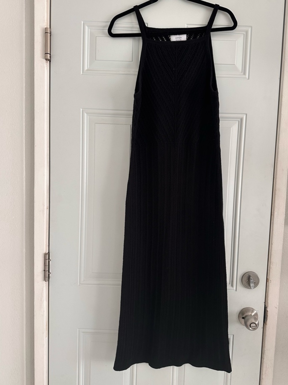 Old Navy Black Crochet Maxi Dress